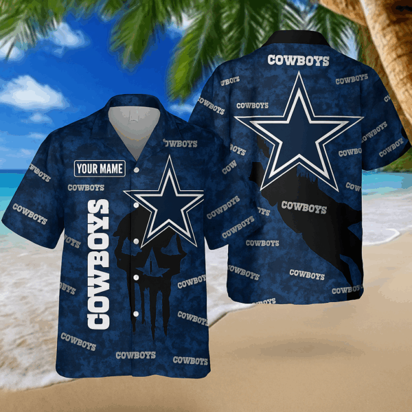 Personalized Dallas Cowboys Hawaiian Shirt – Custom Fan Style