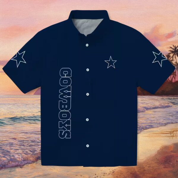 Dallas Cowboys Stuart Minion Blue Hawaiian Shirt