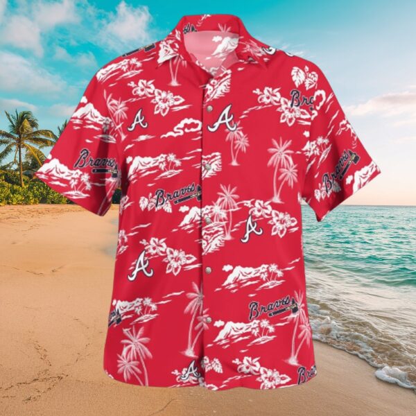 Atlanta Braves Tropical Aloha Shirt - Island Print - Image 3