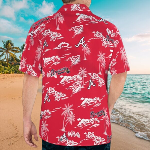 Atlanta Braves Tropical Aloha Shirt - Island Print - Image 4