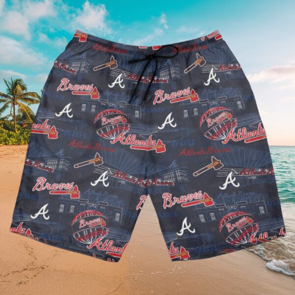 Atlanta Braves Truist Park Aloha Shirt - MLB Fan Gear - Image 3
