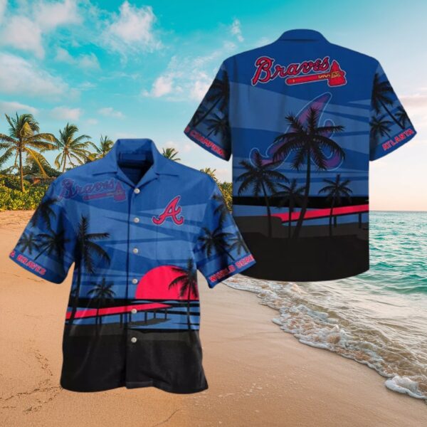 Atlanta Braves World Series Tropical Aloha Shirt