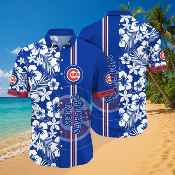 Chicago Cubs Classic Hibiscus Aloha Shirt - MLB Fan