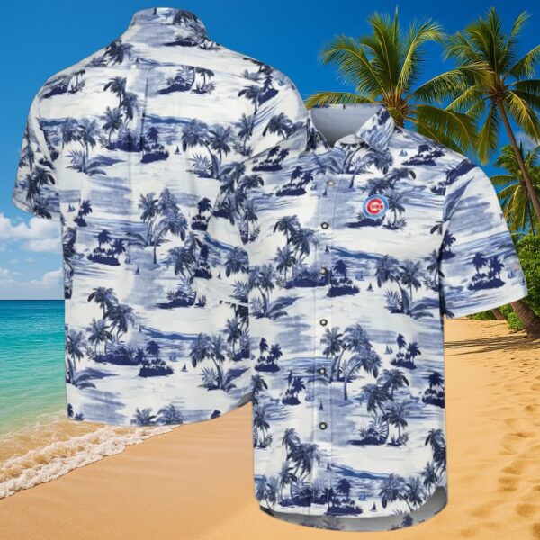 Chicago Cubs Island Dreams Blue Aloha Shirt - MLB Fan