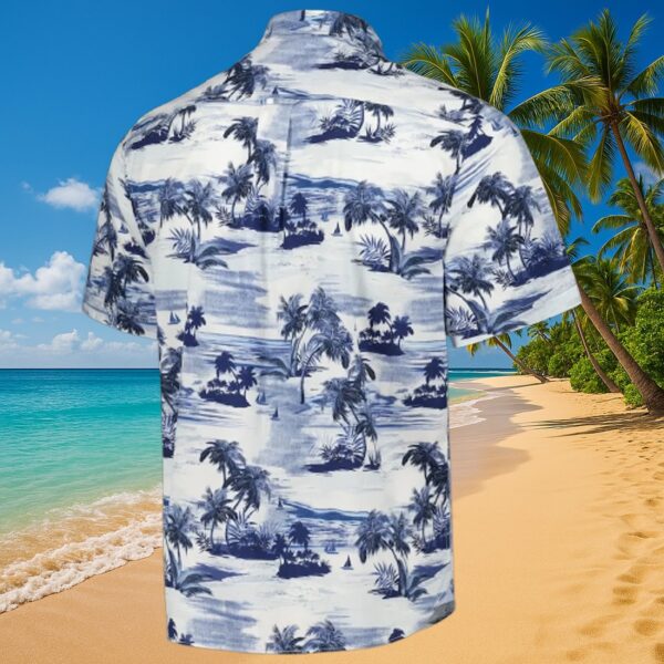 Chicago Cubs Island Dreams Blue Aloha Shirt - MLB Fan - Image 3