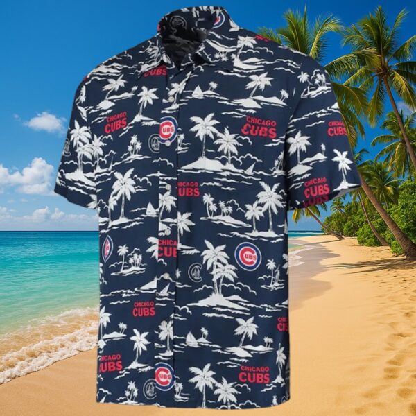 Chicago Cubs Palm Island Tropical Aloha Shirt