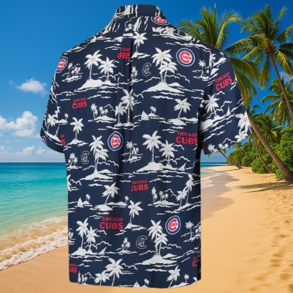 Chicago Cubs Palm Island Tropical Aloha Shirt - Image 3