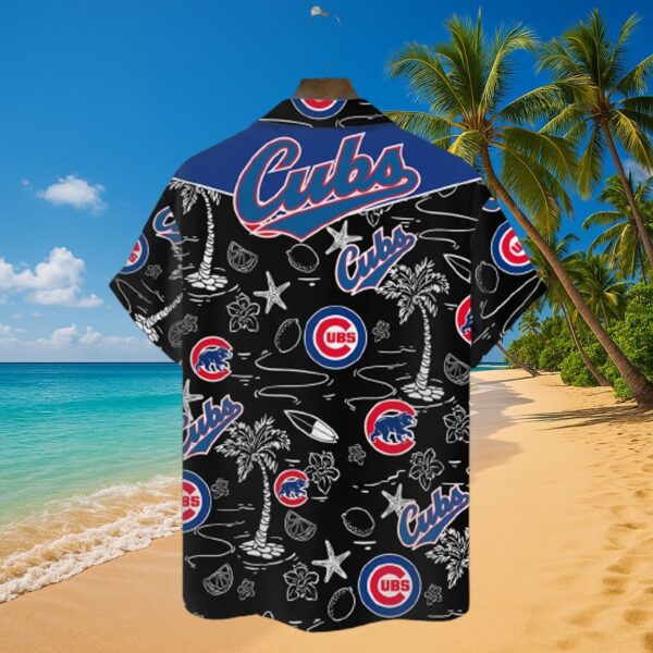 Chicago Cubs Paradise Nights Hawaiian Shirt & Shorts Set - Image 4