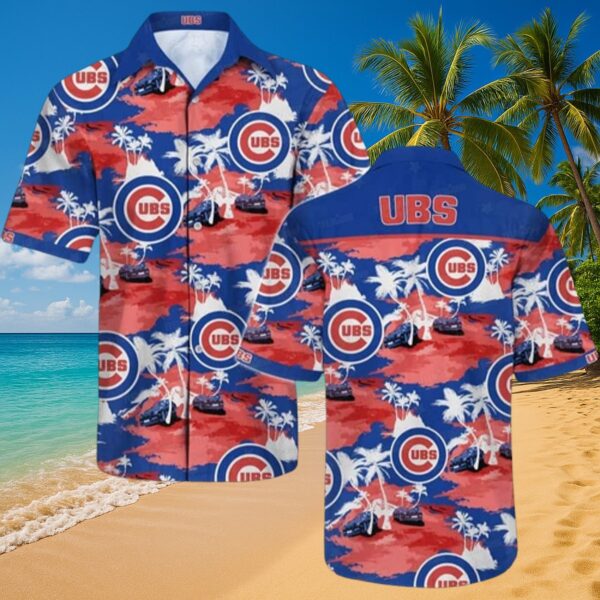 Chicago Cubs UBS Tropical Hawaiian Shirt