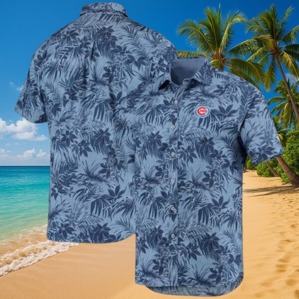 Cubs Coastal Jungle Print Aloha Shirt - MLB Fan