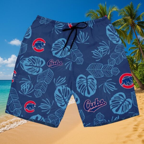 Cubs MLB Tropical Jungle Print Aloha Fan Gear - Image 3