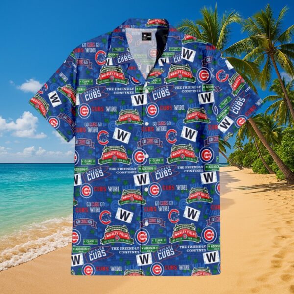 Cubs Wrigley Field 'Friendly Confines' Tropical Shirt