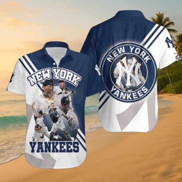 NY Yankees Baseball Icons Hawaiian Shirt