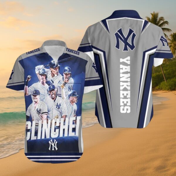 New York Yankees Clinch Celebration Aloha Shirt