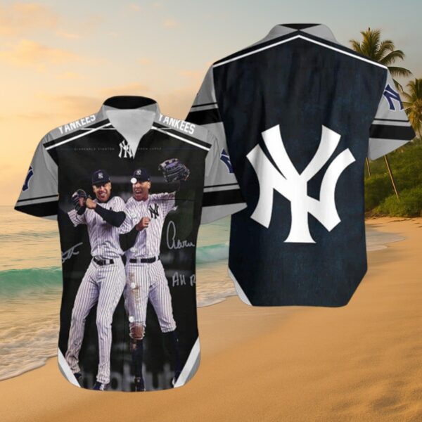 New York Yankees Stanton Judge Tropical Aloha Fan Shirt