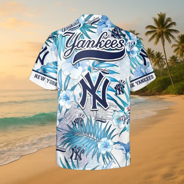 Yankees Tropical Bloom Hawaiian Shirt - MLB Aloha - Image 3