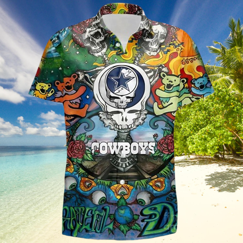 Grateful Dead Dallas Cowboys Hawaiian Shirt 2025