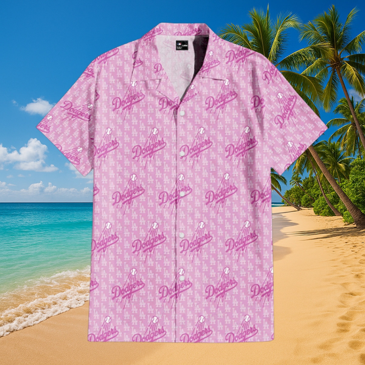 Los Angeles Dodgers Pink Paradise Shirt