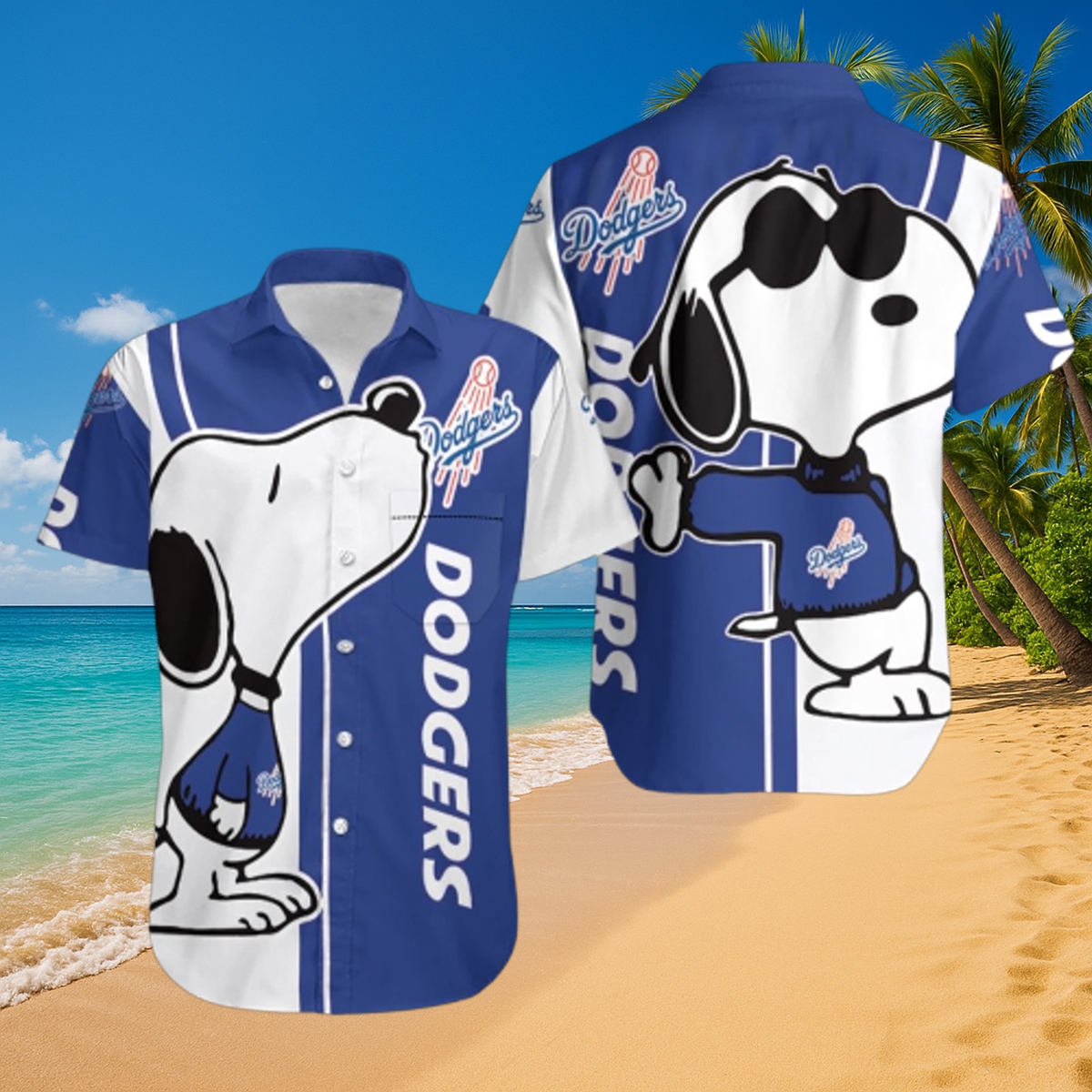 Los Angeles Dodgers Snoopy MLB Aloha Hawaiian Shirt