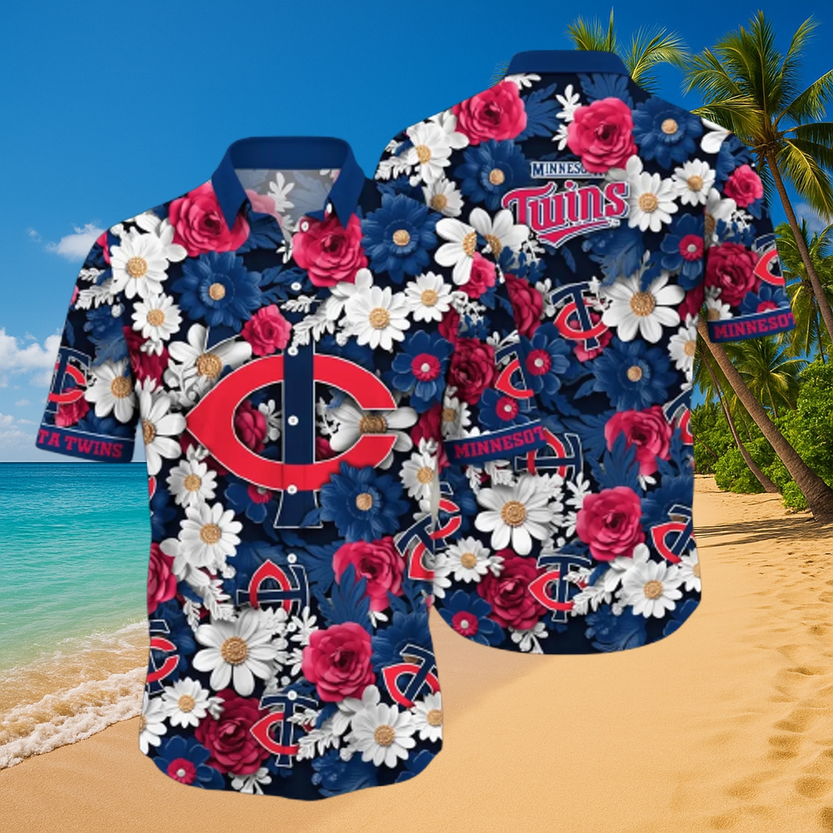 Minnesota Twins Bloom Spirit Hawaiian Shirt – Floral Fan Edition