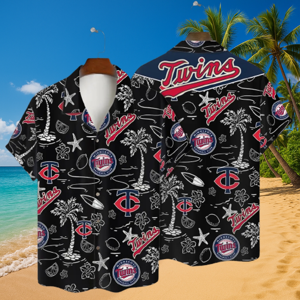 Personalized Minnesota Twins Tropical Spirit Hawaiian Shirt – Black Island MLB Fan Gear