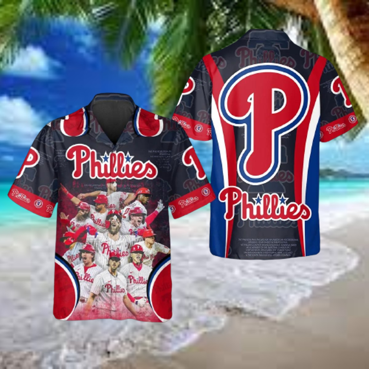 Philadelphia Phillies AllStar Player Hawaiian Shirt