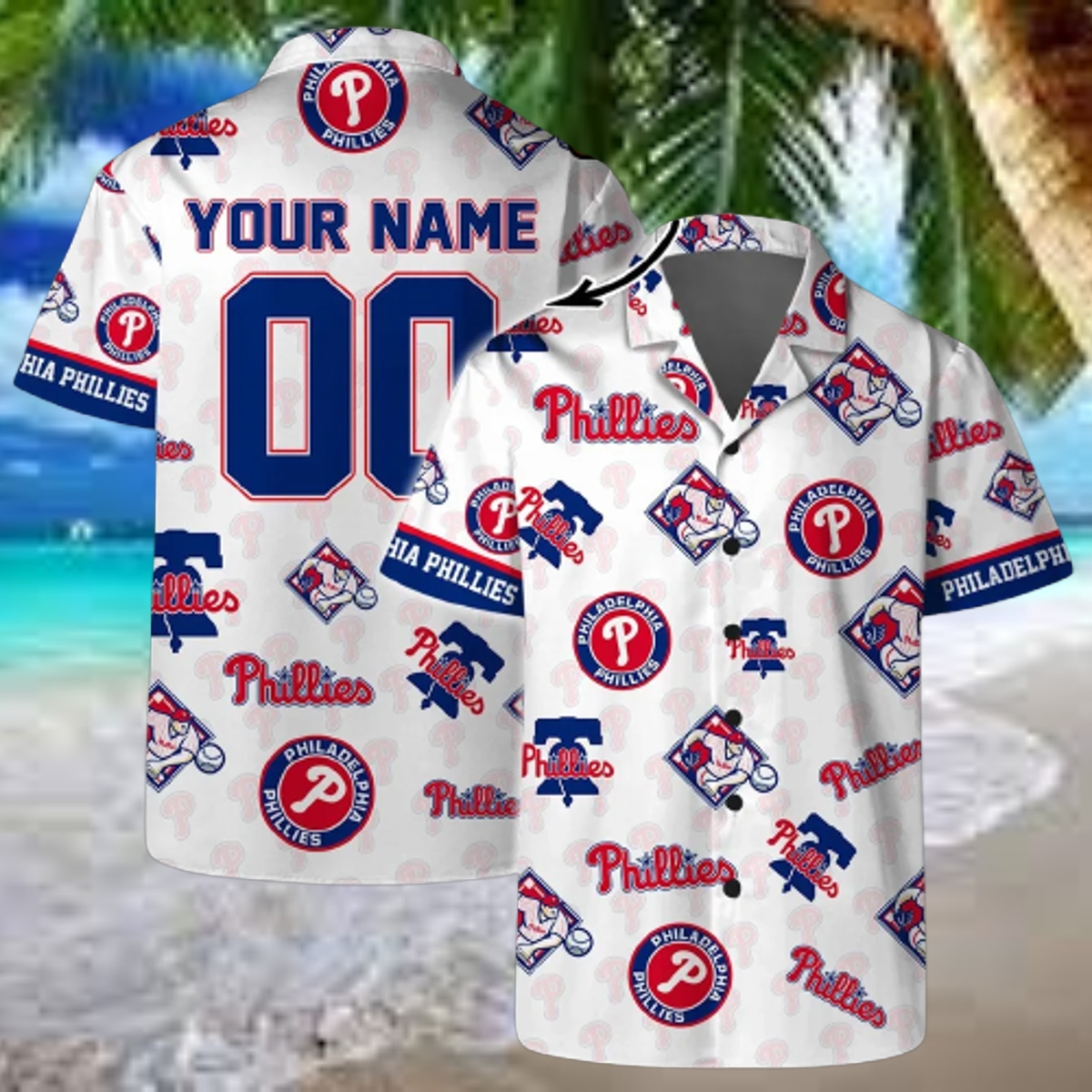 Philadelphia Phillies Custom Fan Hawaiian Shirt
