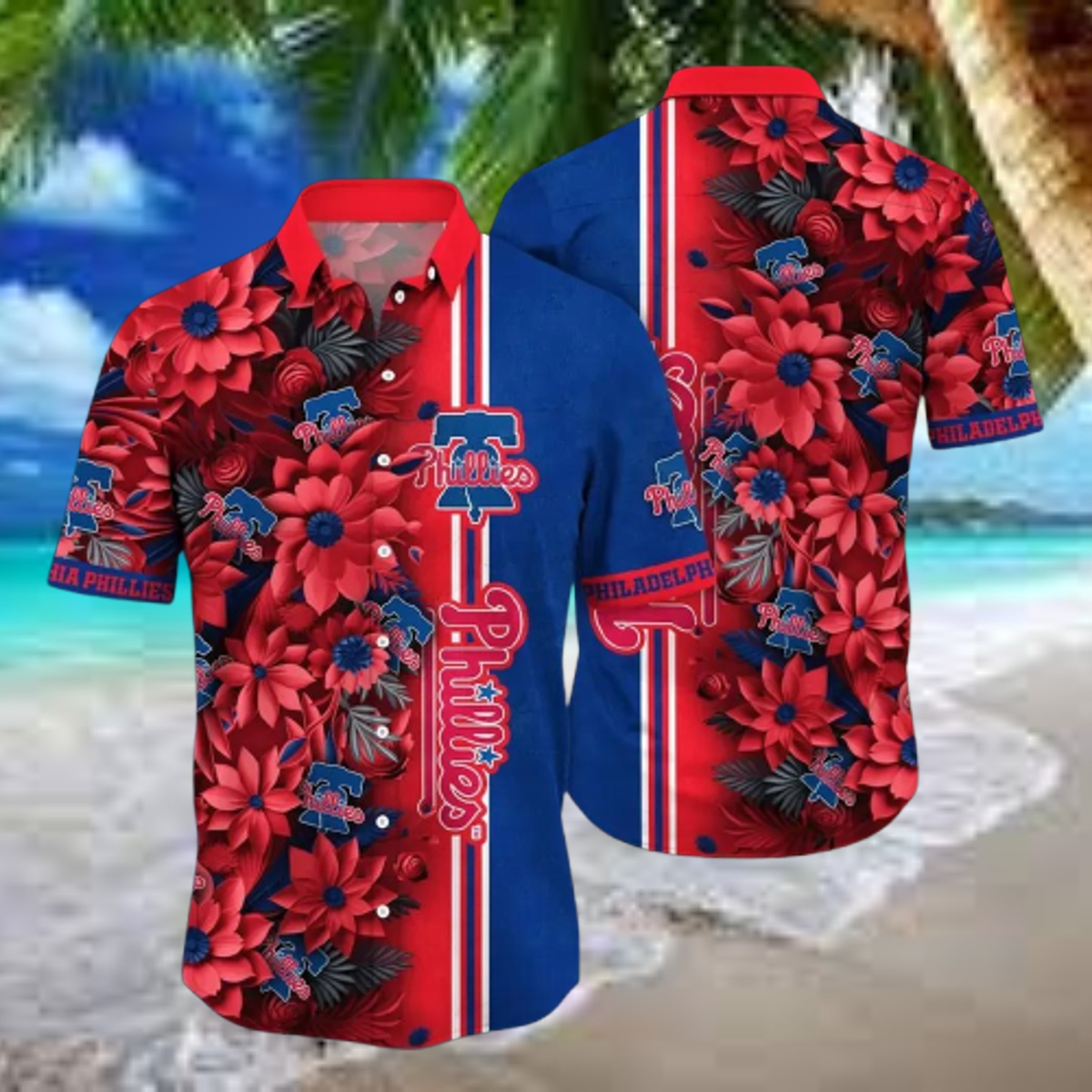 Philadelphia Phillies Floral Pride Hawaiian Shirt