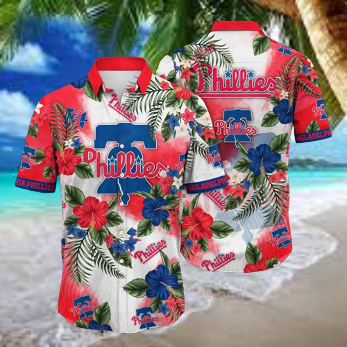 Philadelphia Phillies Hibiscus Dream Hawaiian Shirt