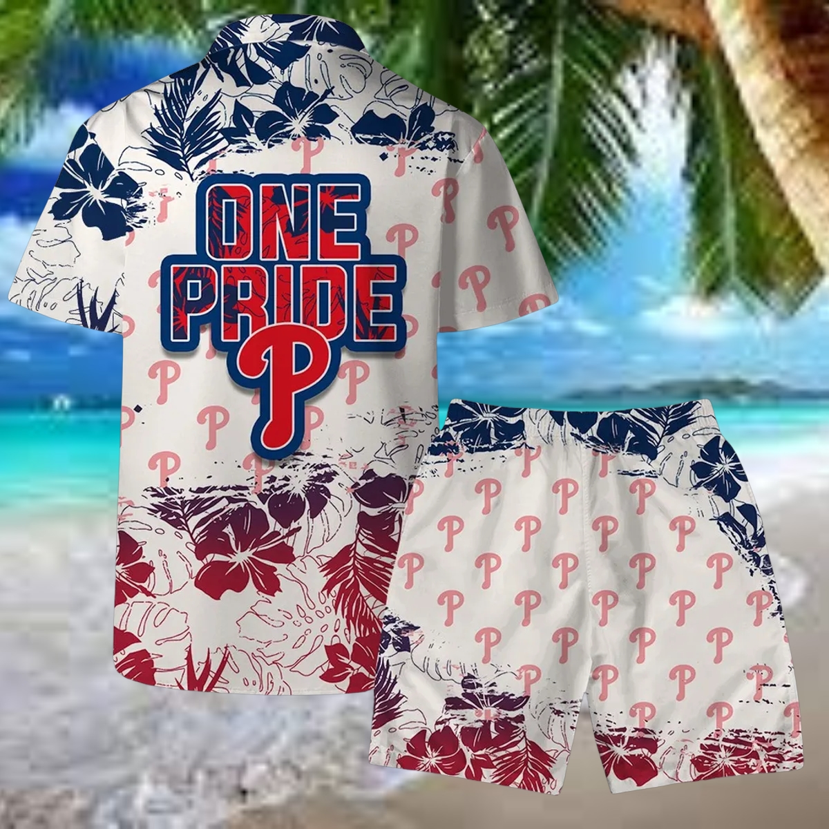 Philadelphia Phillies One Pride Hawaiian Shirt