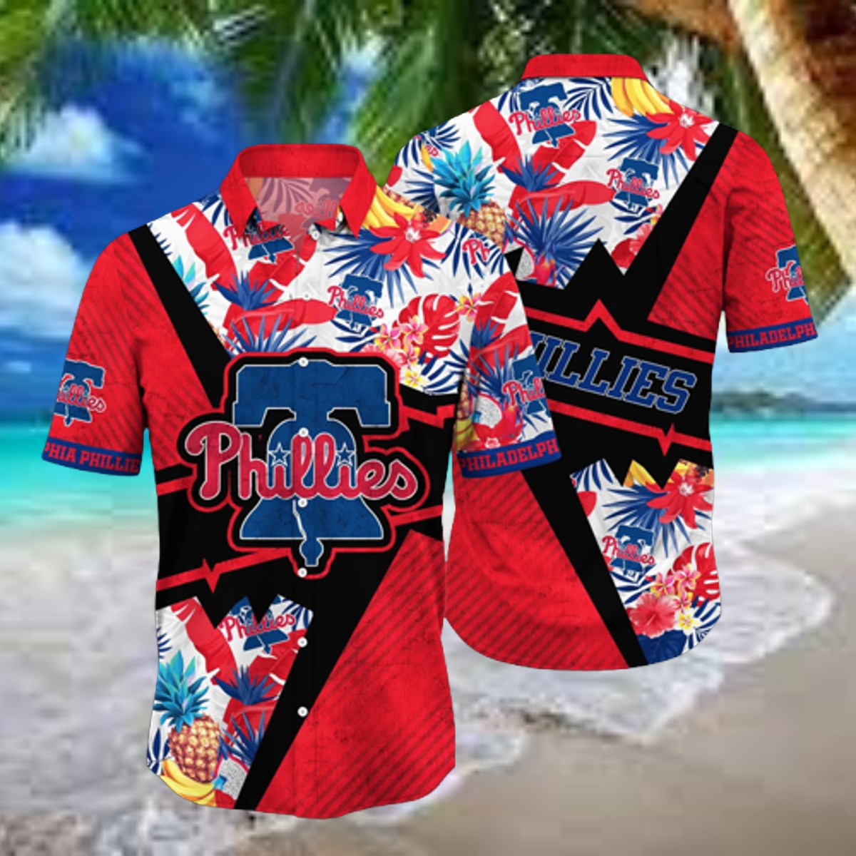Philadelphia Phillies Pineapple Paradise Hawaiian Shirt