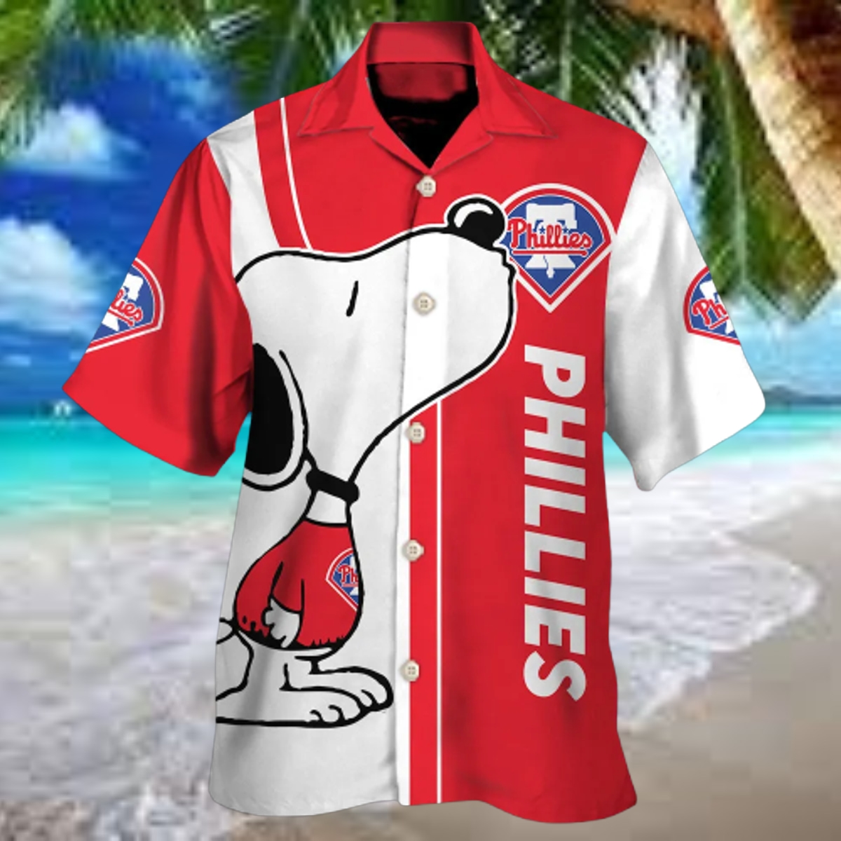 Philadelphia Phillies Snoopy Classic Hawaiian Shirt