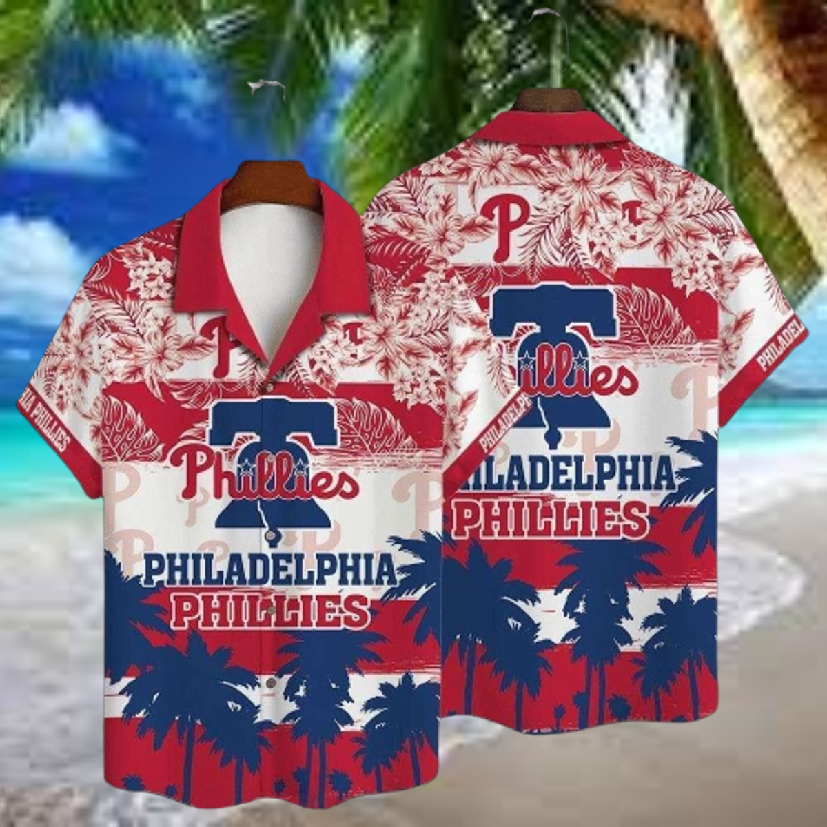 Philadelphia Phillies Tropical Paradise Hawaiian Shirt