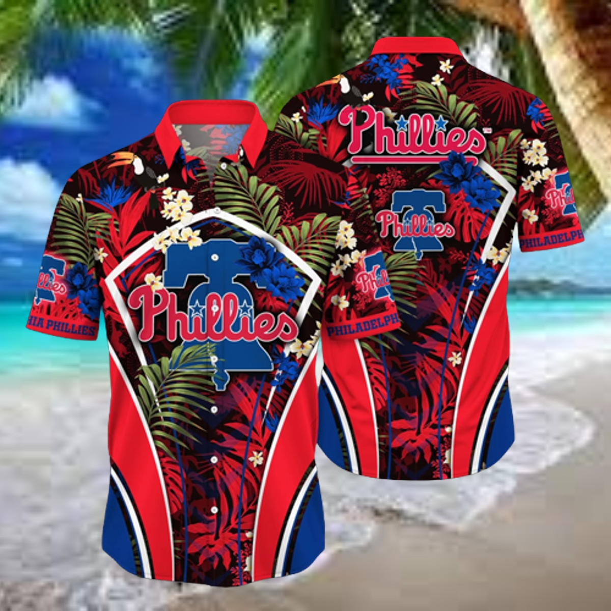 Philadelphia Phillies Tropical Vibe Hawaiian Shirt