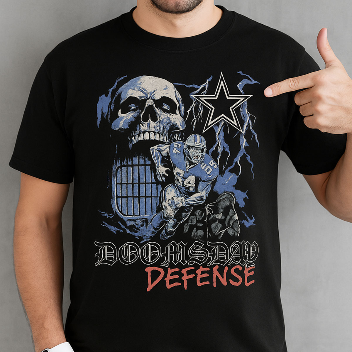 Post Malone x Dallas Cowboys Doomsday Defense 2025 Shirt