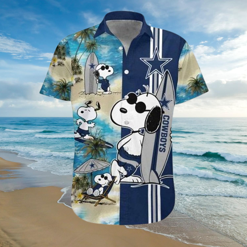 Snoopy Dallas Cowboys Hawaii Shirt​