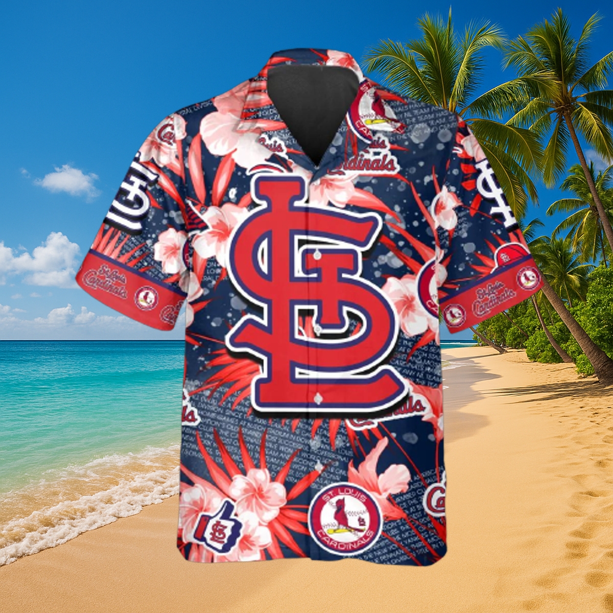 St. Louis Cardinals Floral Passion Hawaiian Shirt