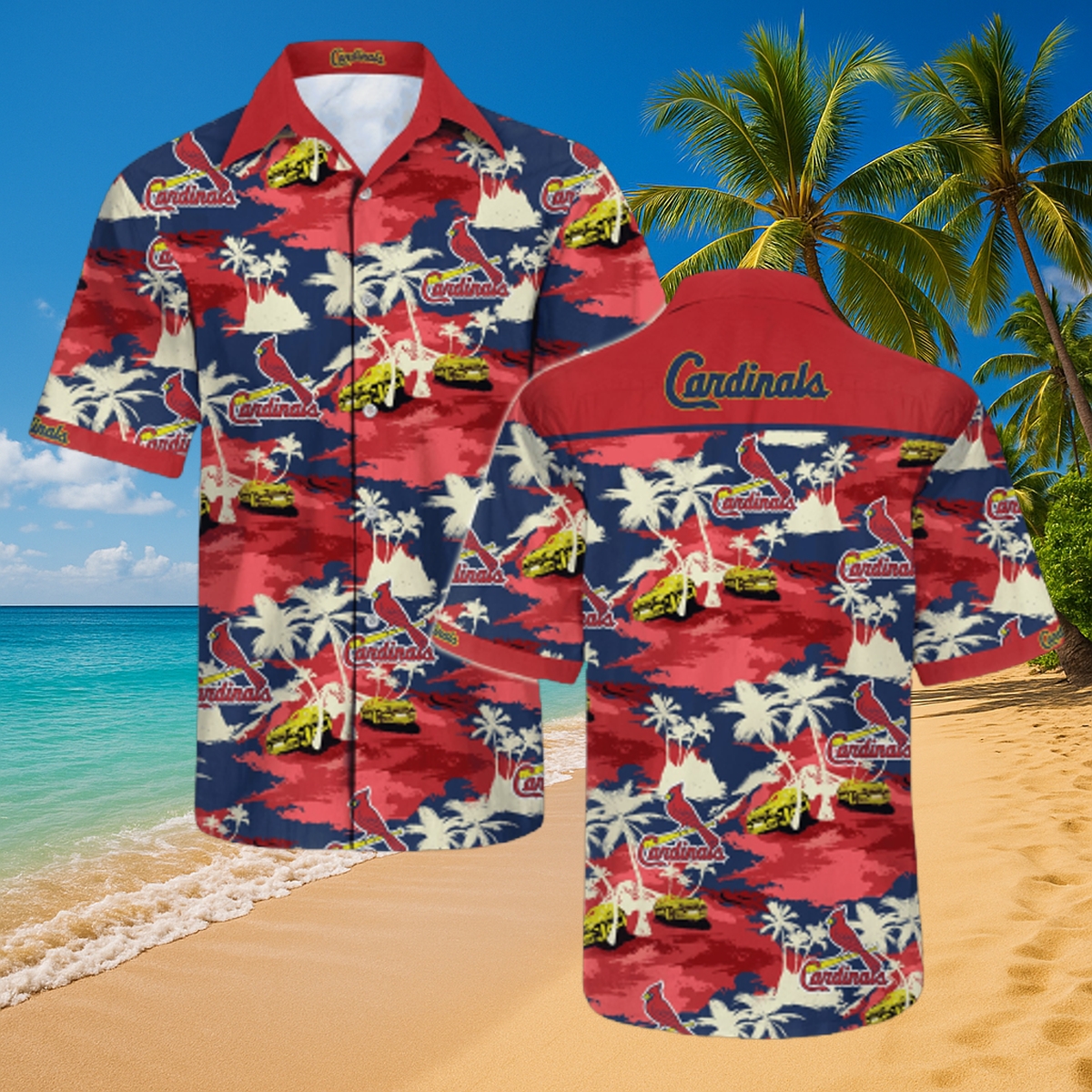 St. Louis Cardinals Island Ride Hawaiian Shirt