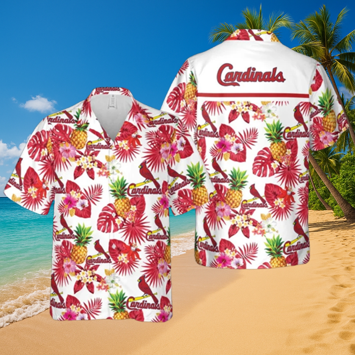 St. Louis Cardinals Pineapple Paradise Hawaiian Shirt