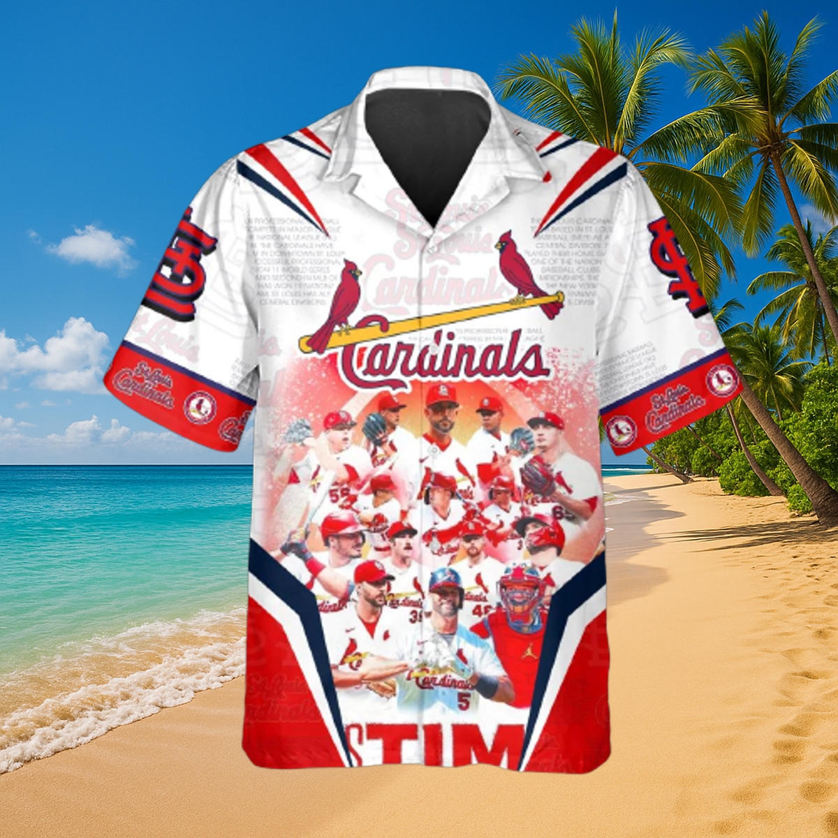 St. Louis Cardinals Team Spirit Hawaiian Shirt