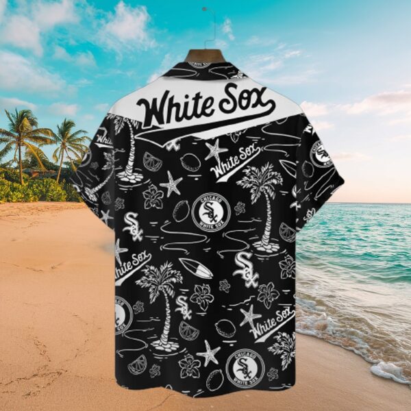 Chicago White Sox Island Hit Palm Surf Aloha Shirt - Image 4