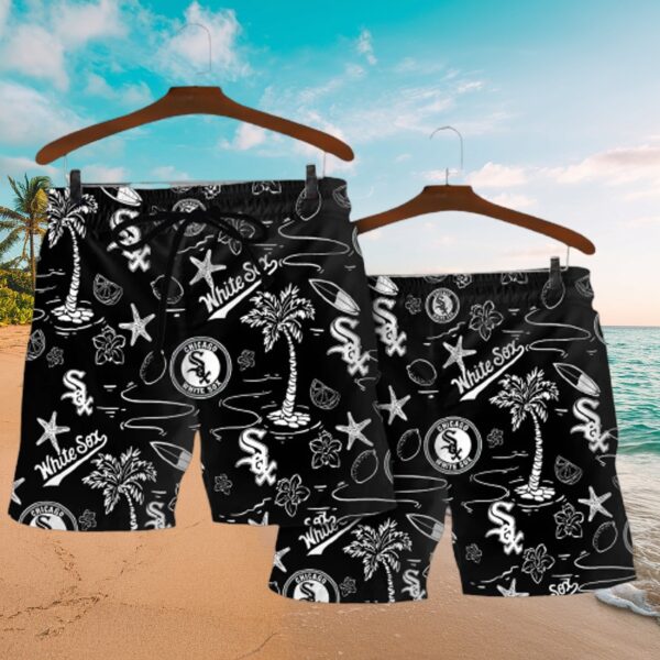Chicago White Sox Island Hit Palm Surf Aloha Shirt - Image 5