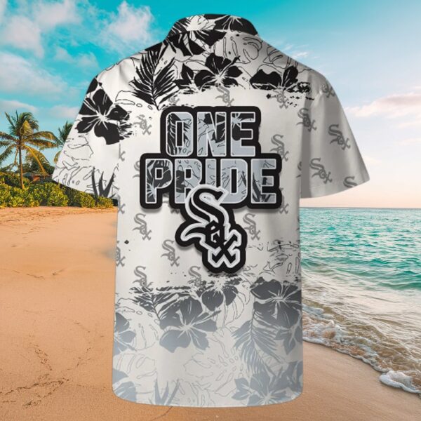 Chicago White Sox One Pride MLB Tropical Hawaiian Shirt Men's - Image 4