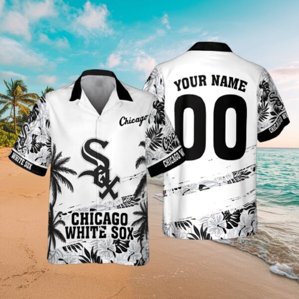Chicago White Sox Personalized Tropical Aloha Shirt