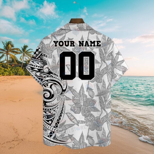 Chicago White Sox Tribal Floral Pattern Aloha Shirt - Image 3
