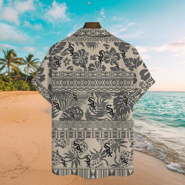 Chicago White Sox Tropical Pattern Button-Up Shirt - Image 2