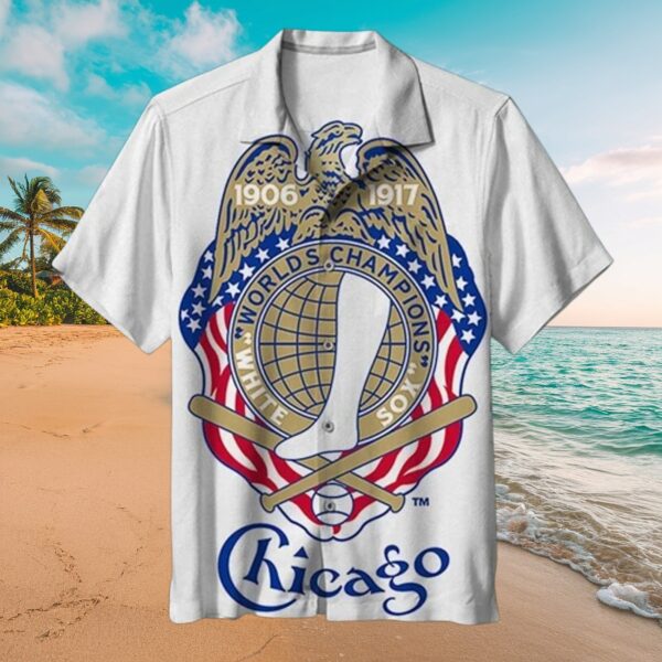 Chicago White Sox Vintage 1906 1917 World Champs Aloha Shirt