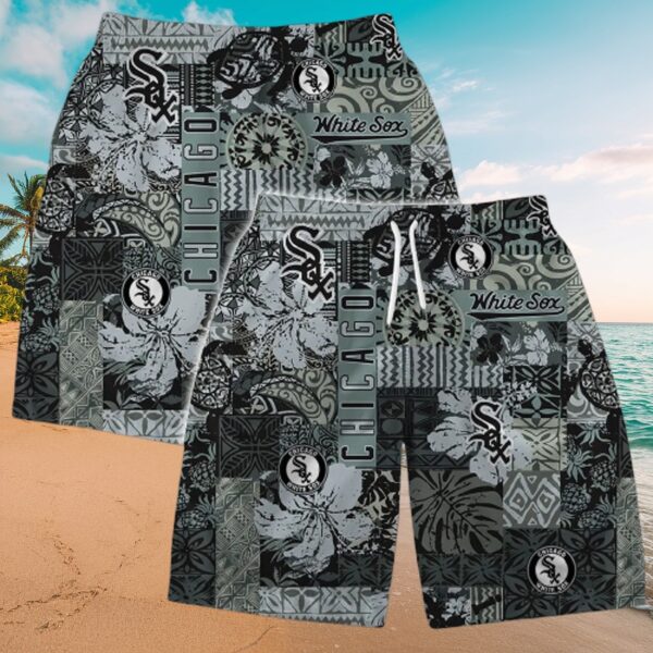 Chicago White Sox Vintage Patchwork Aloha Shirt - Image 5