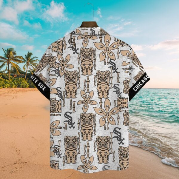 Men's Chicago White Sox Tropical Tiki MLB Aloha Shirt - Image 3