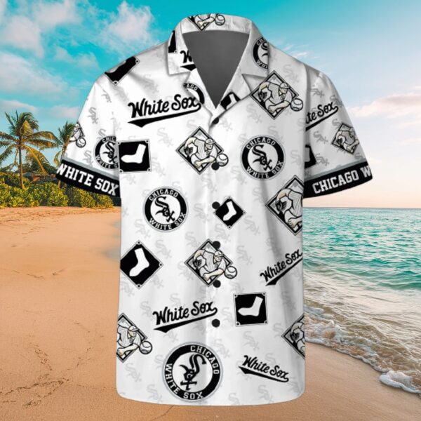 White Sox Custom Name # Tropical Fan Shirt - MLB - Image 3